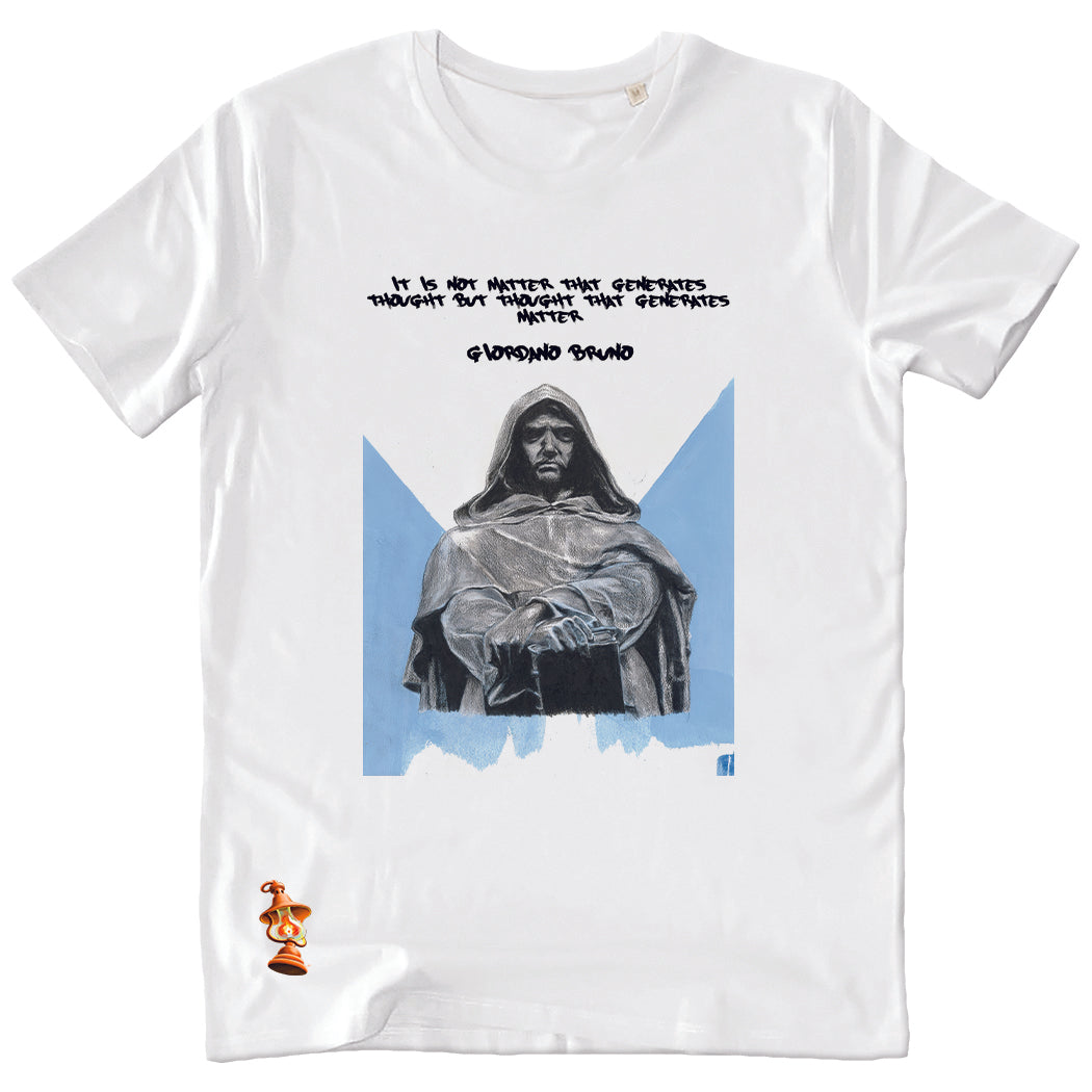 T-shirt illustrAEmenti Giordano Bruno