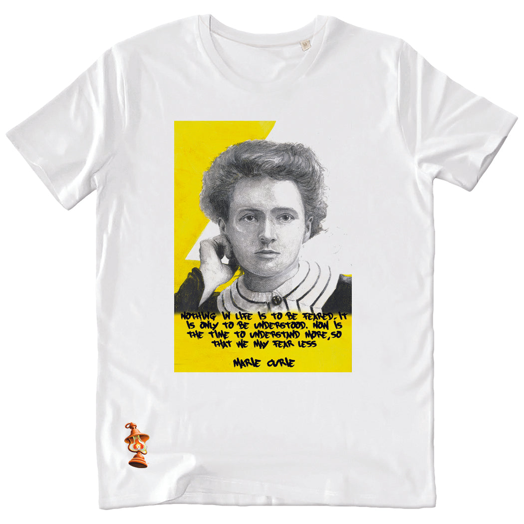 T-shirt illustrAEmenti Marie Curie