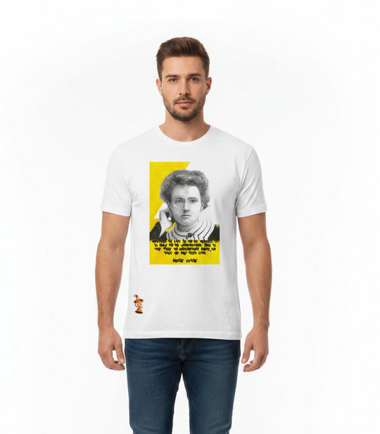 T-shirt illustrAEmenti Marie Curie