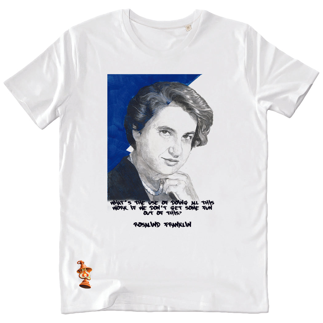 T-shirt illustrAEmenti Rosalind Franklin