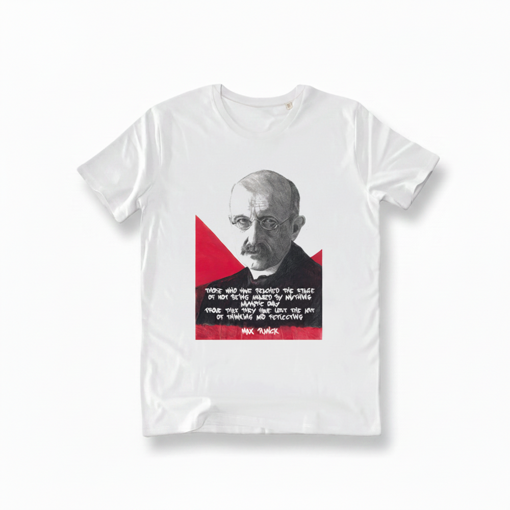 T-shirt illustrAEmenti Max Planck
