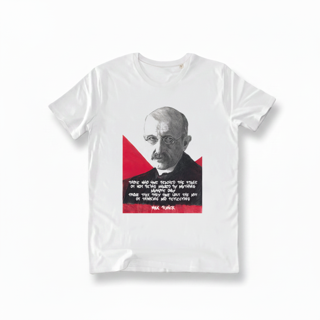 T-shirt illustrAEmenti Max Planck