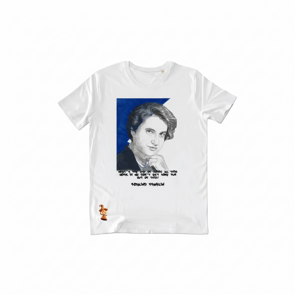 T-shirt illustrAEmenti Rosalind Franklin