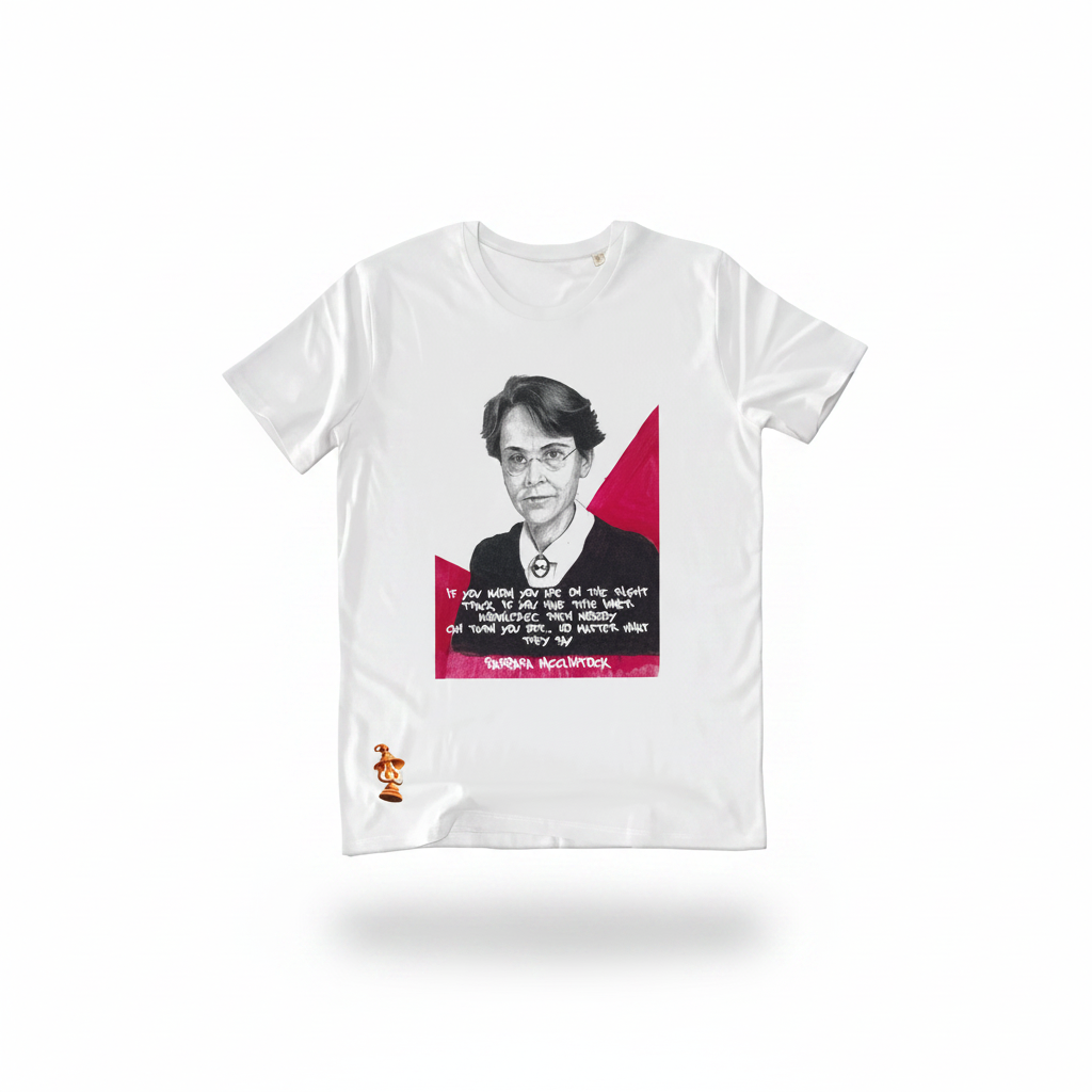 T-shirt illustrAEmenti Barbara McClintock
