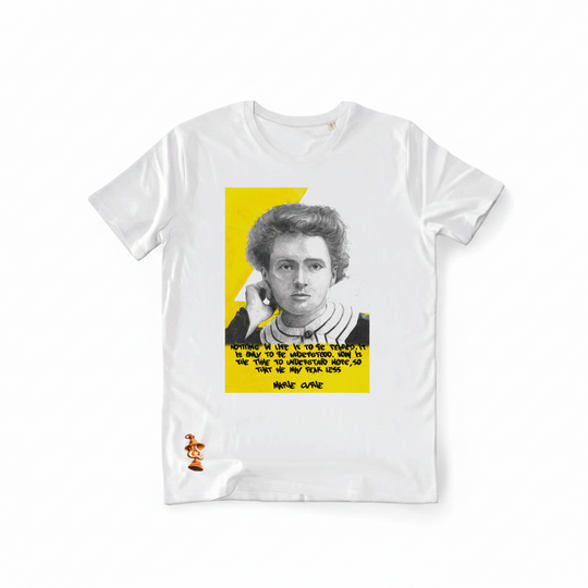 T-shirt illustrAEmenti Marie Curie